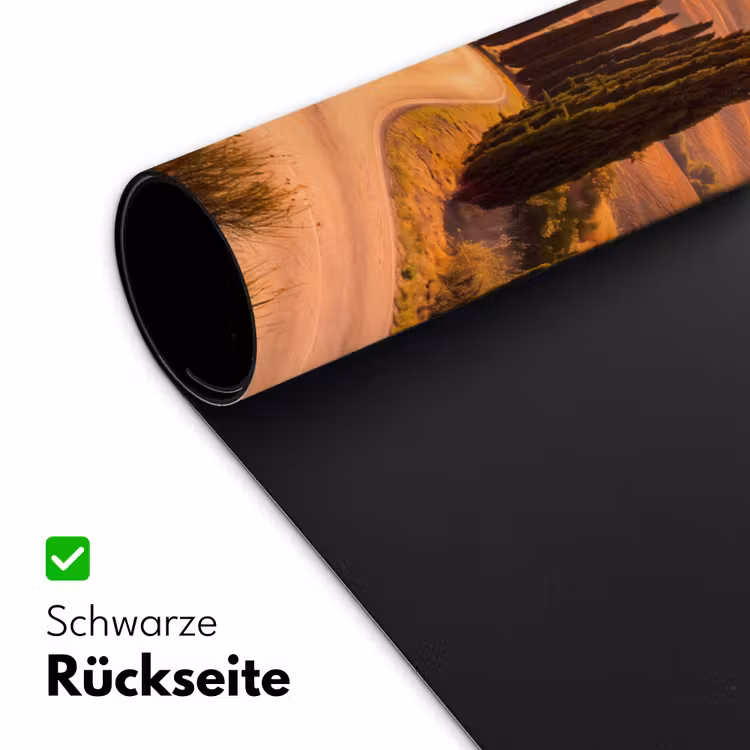 Schreibtischunterlage - Landschaft – Straße – Bäume – Natur – Gold — 2