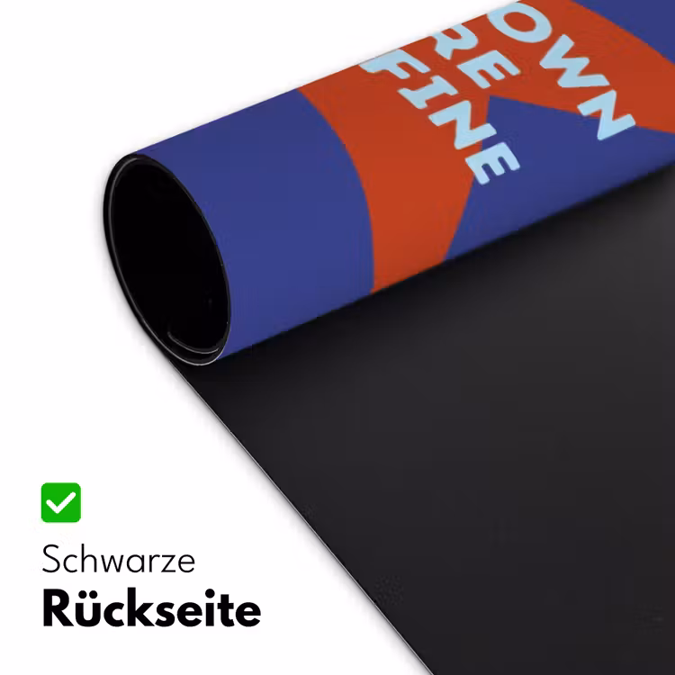 Slow down you're doing fine - Ster - Blauw Muismat XXL klein -ysfeer2_duits