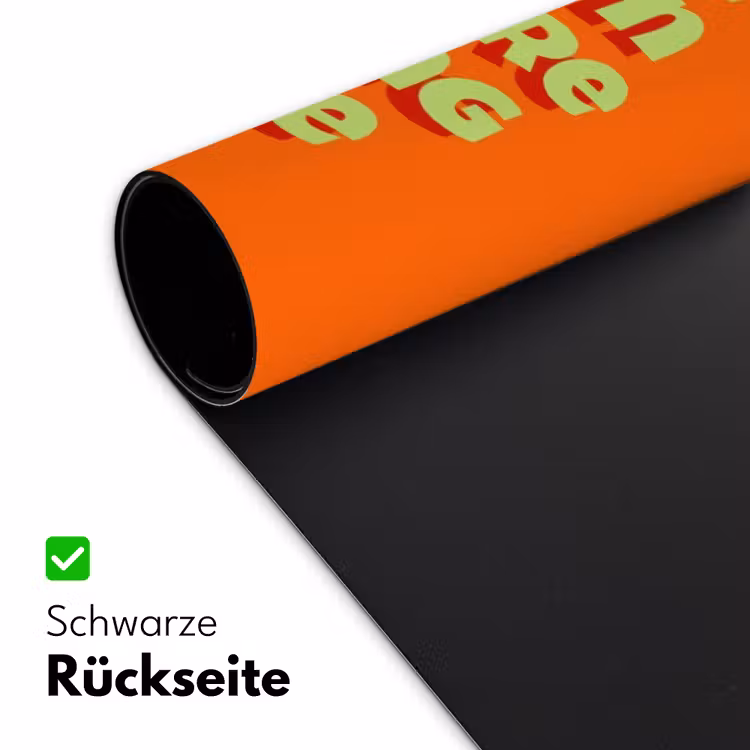 Slow down you're doing fine - Oranje - Simple Muismat XXL klein -ysfeer2_duits