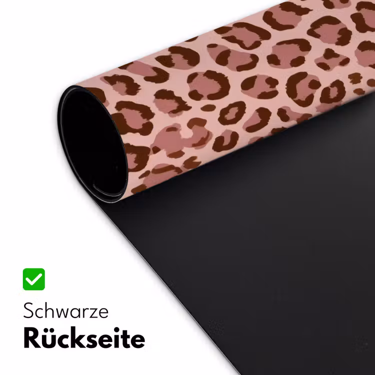 Luipaard - Patroon - Roze Muismat XXL klein 681 -ysfeer2_duits