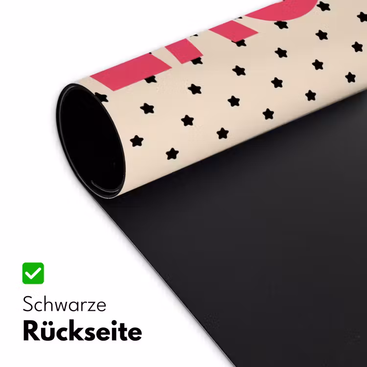 Love - Stippen - Roze Muismat XXL klein -ysfeer2_duits