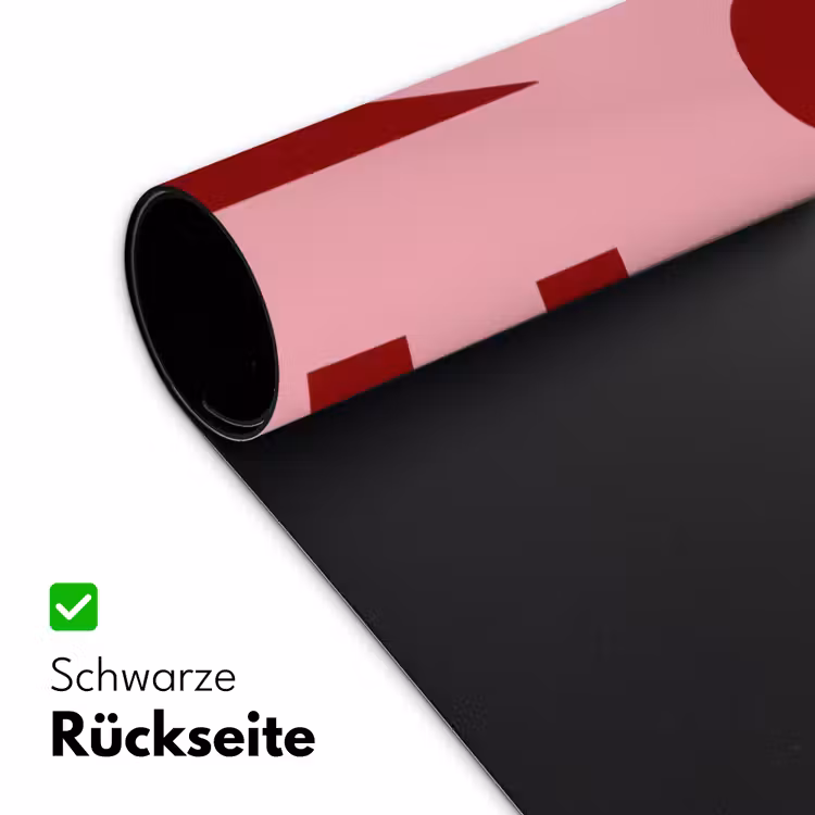 Love - Rood - Blokletters Muismat XXL klein -ysfeer2_duits