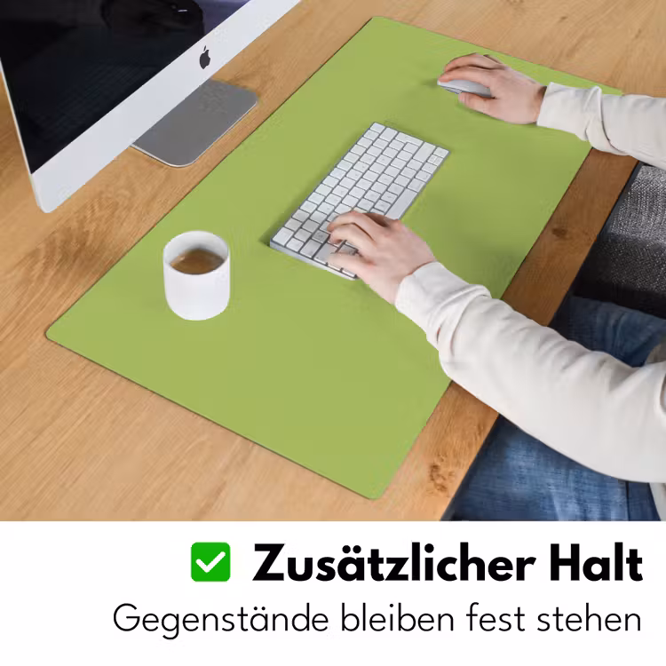 Lime - Glow - Groen Muismat XXL klein 681 -ysfeer3_duits