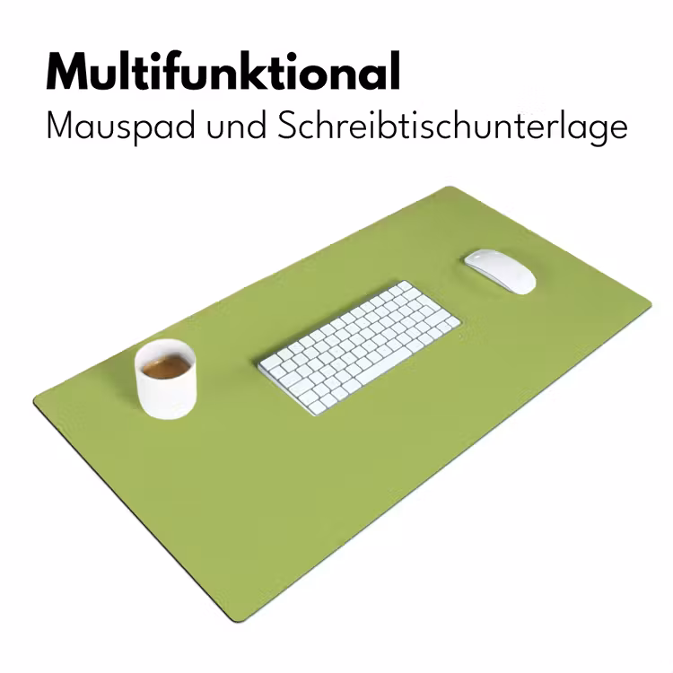 Lime - Glow - Groen Muismat XXL klein 681 -ysfeer4_duits