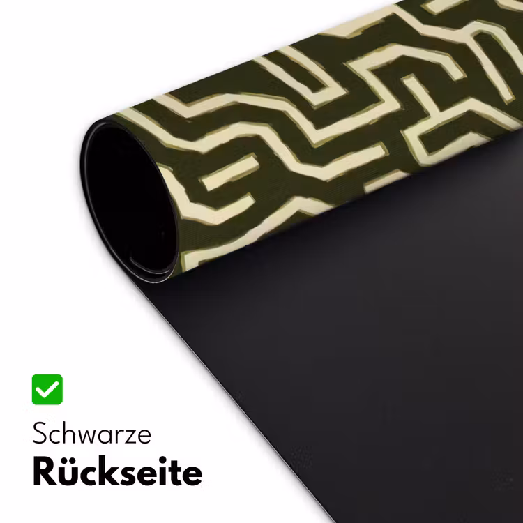 Lijnen - Abstract - Groen Muismat XXL klein 681 -ysfeer2_duits