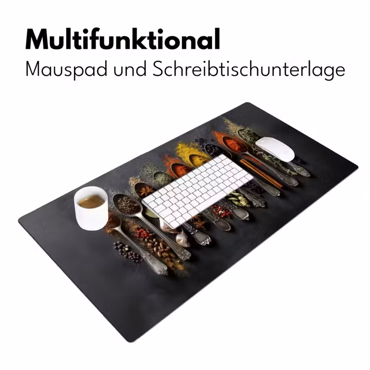 Lepels - Specerijen - Kaneel - Chili Muismat XXL klein -ysfeer4_duits