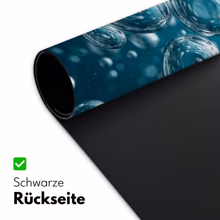 Luchtbellen - Dynamisch - Blauw Muismat XXL klein -ysfeer2_duits