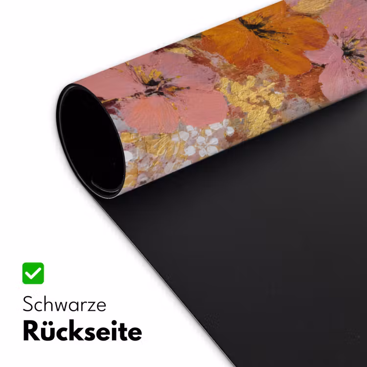 Schilderij - Bloemen - Rustiek - Roze Muismat XXL klein -ysfeer2_duits