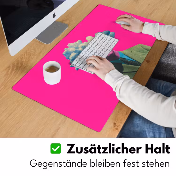 Man - Pak - Wolk - Roze Muismat XXL klein -ysfeer3_duits