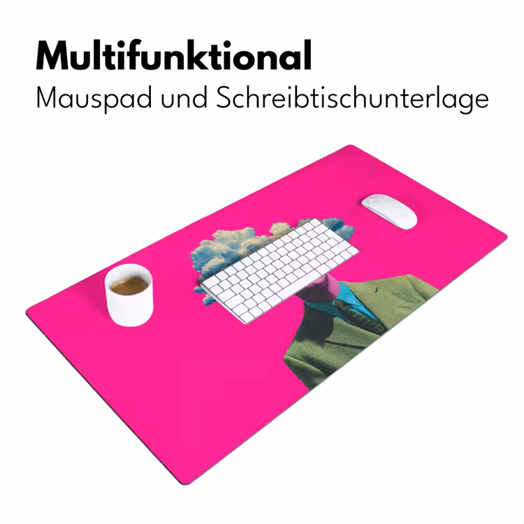 Man - Pak - Wolk - Roze Muismat XXL klein -ysfeer4_duits