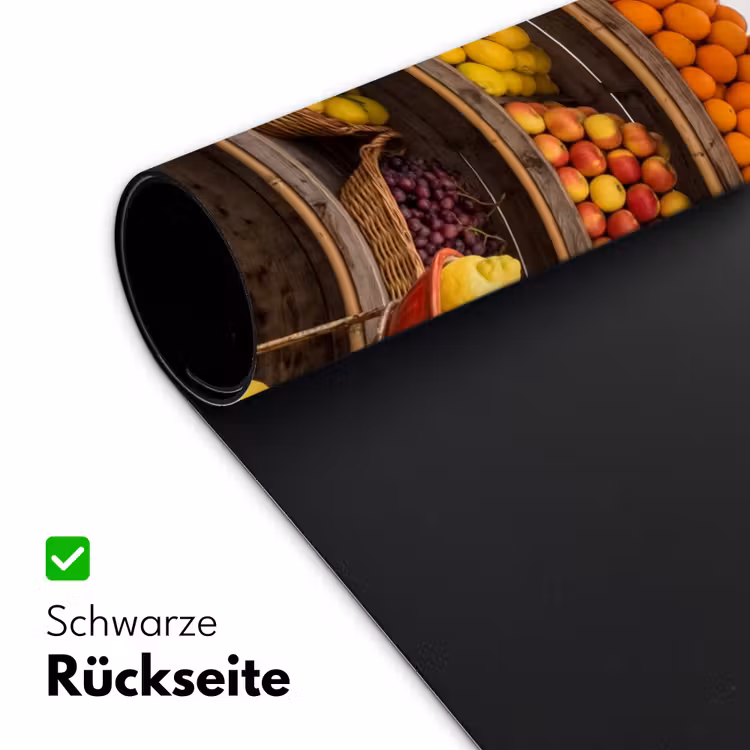 Schreibtischunterlage - Marktstand – Obst – Frisch - Marktkraam - Fruit - Vers Muismat XXL klein