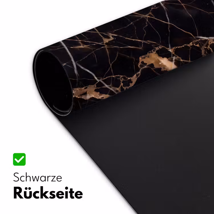Marmer - Goud - Abstract - Zwart Muismat XXL klein -ysfeer2_duits