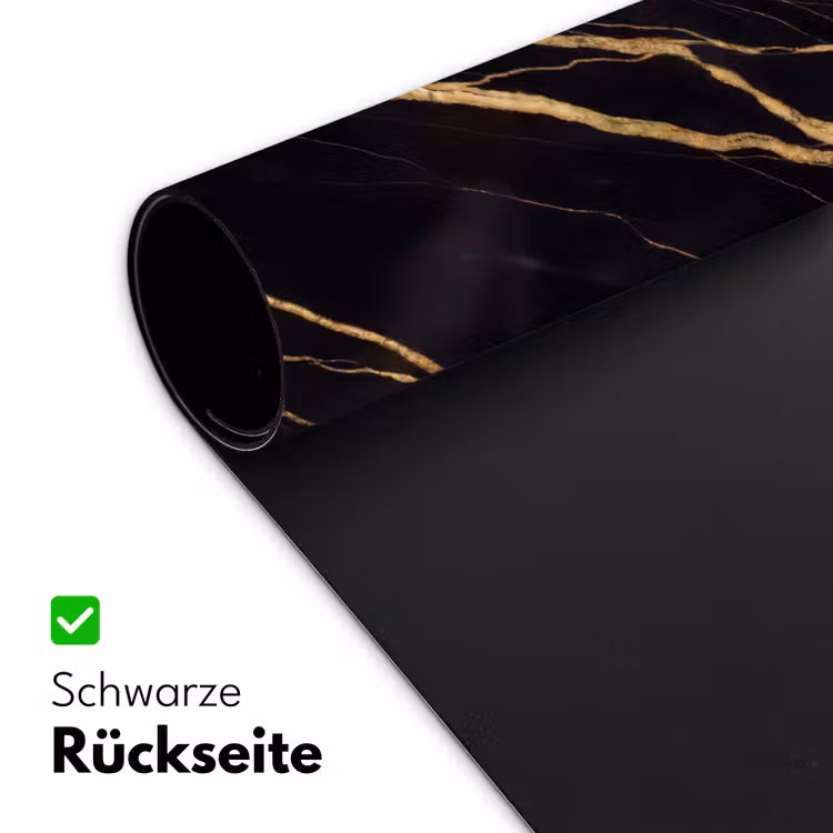 Marmer - Goud - Textuur - Abstract - Zwart Muismat XXL klein -ysfeer2_duits