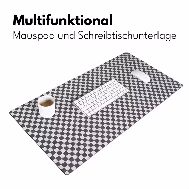 Marmer - Patroon - Grijs Muismat XXL klein 681 -ysfeer4_duits