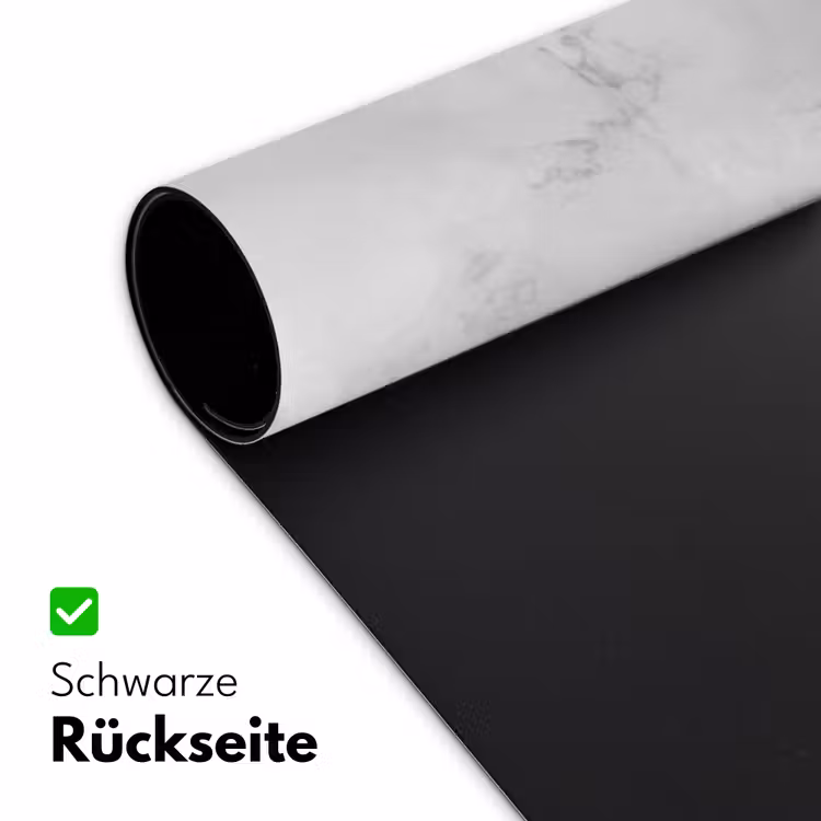 Marmer - Steen - Wit - Grijs - Marmerlook Muismat XXL klein -ysfeer2_duits
