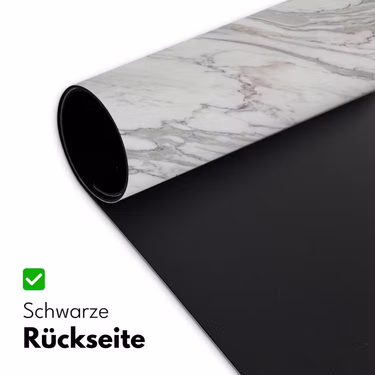 Marmer - Wit - Grijs - Structuur - Modern Muismat XXL klein -ysfeer2_duits