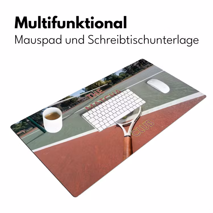 Matcha Club - Tennis - Matcha Muismat XXL klein -ysfeer4_duits