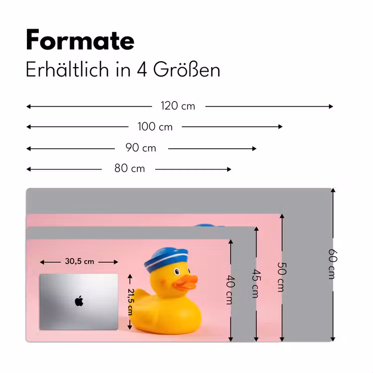 Matroos - Eend - Roze Muismat XXL klein -ysfeer5_duits