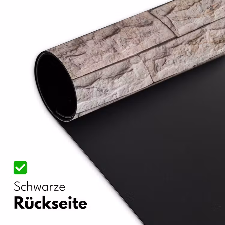 Muur - Steen - Ruw - Beige - Textuur Muismat XXL klein -ysfeer2_duits