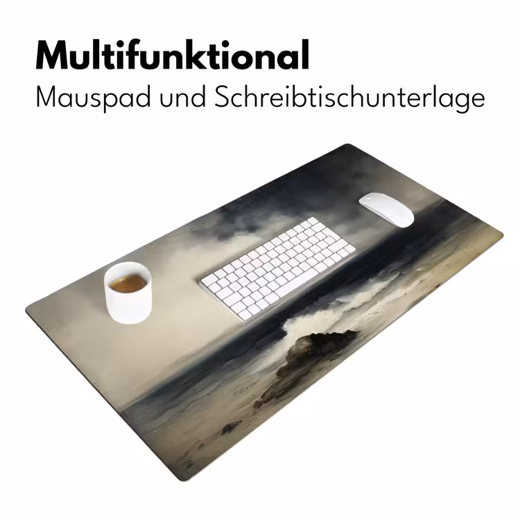 Zee - Rotsen - Storm Muismat XXL klein -ysfeer4_duits