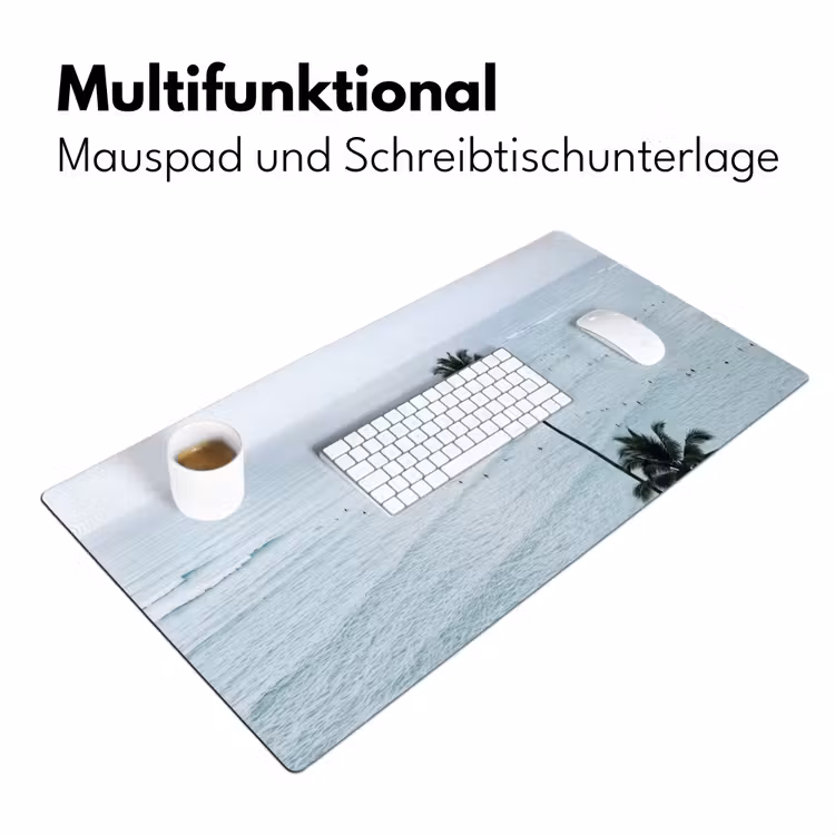 Oceaan - Palmbomen - Surfers Muismat XXL klein -ysfeer4_duits