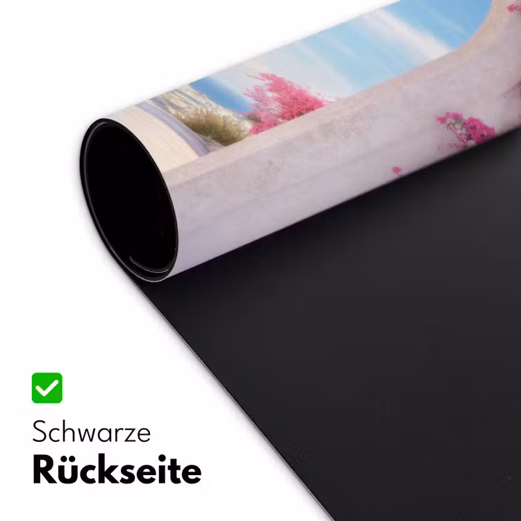 Zee - Roze - Bloemen - Poort Muismat XXL klein -ysfeer2_duits