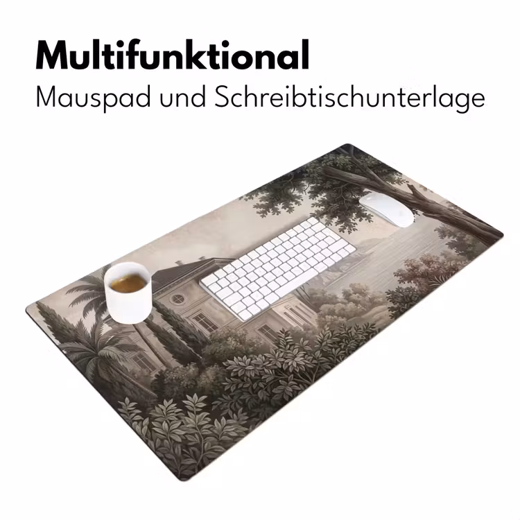 Zee - Villa - Beige Muismat XXL klein -ysfeer4_duits