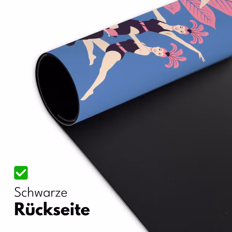 Schreibtischunterlage - Menschen – Tanz – Motorrad – Retro – Rosa - Mensen - Dans - Motor - Retro - Roze Muismat XXL klein
