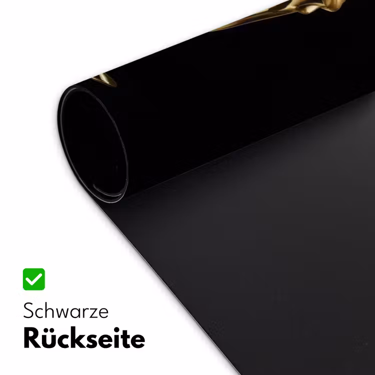 Milkshake - Goud - Drinken - Zwart Muismat XXL klein -ysfeer2_duits