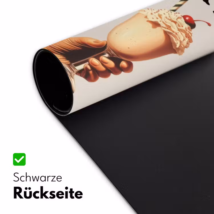 Milkshake - Kers - Rietje Muismat XXL klein -ysfeer2_duits
