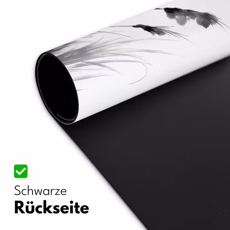Minimalistisch - Stelen - Wit Muismat XXL klein -ysfeer2_duits