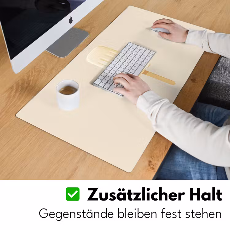 Minimalistisch - Waterijsje - Stokje - Beige Muismat XXL klein -ysfeer3_duits