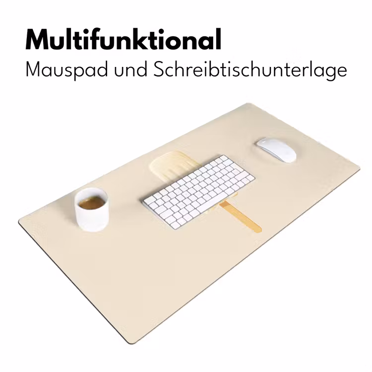 Minimalistisch - Waterijsje - Stokje - Beige Muismat XXL klein -ysfeer4_duits