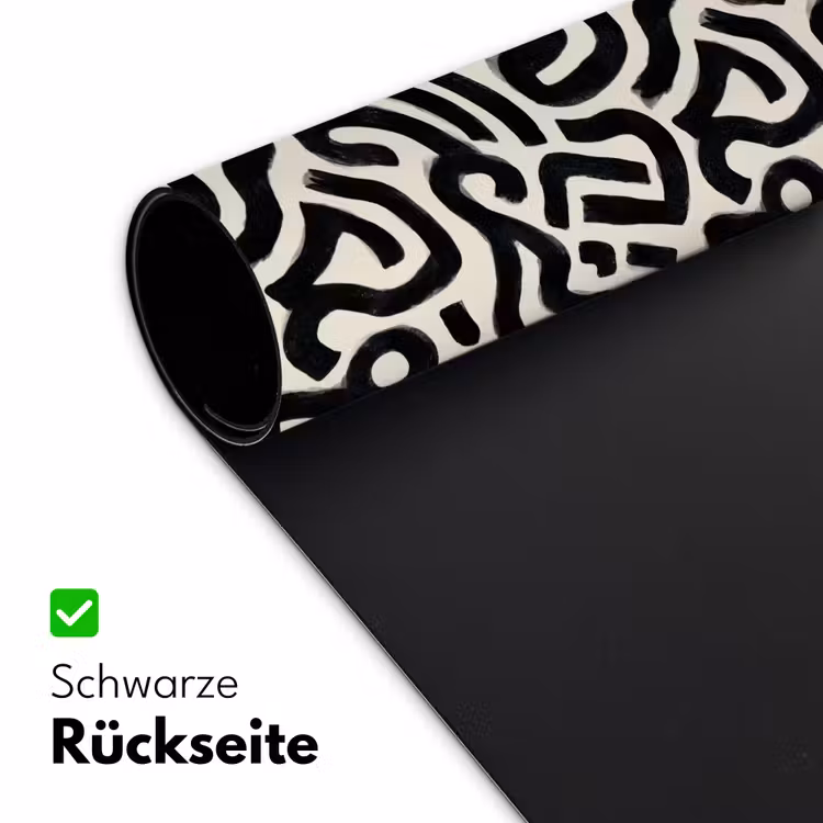 Modern - Abstract - Zwart Muismat XXL klein 681 -ysfeer2_duits