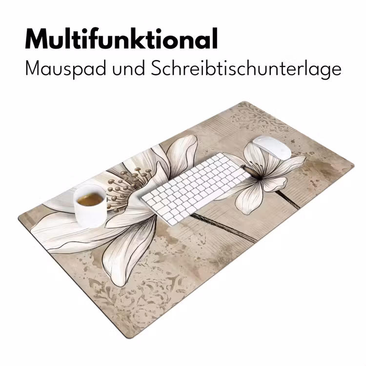 Modern - Design - Wit Muismat XXL klein -ysfeer4_duits