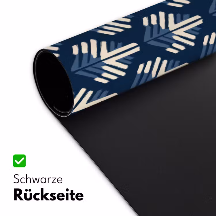 Modern - Patroon - Blauw Muismat XXL klein 681 -ysfeer2_duits
