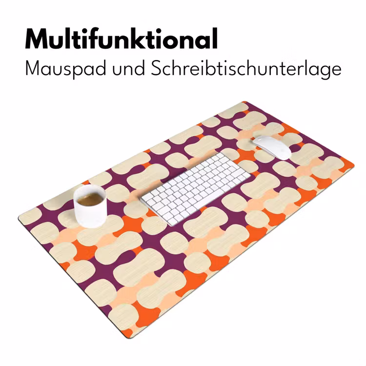 Modern - Patroon - Kleurrijk Muismat XXL klein 681 -ysfeer4_duits