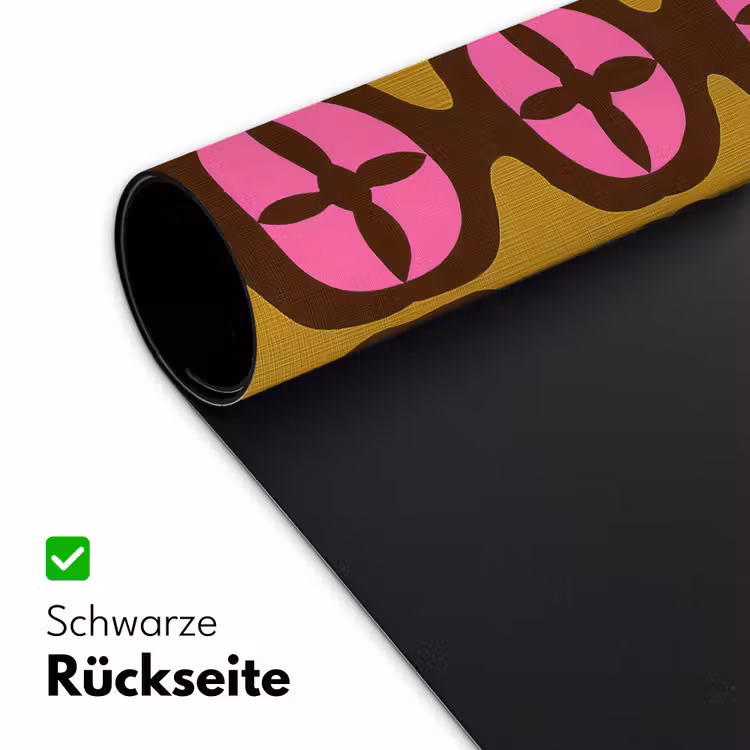 Modern - Patroon - Roze Muismat XXL klein 681 -ysfeer2_duits