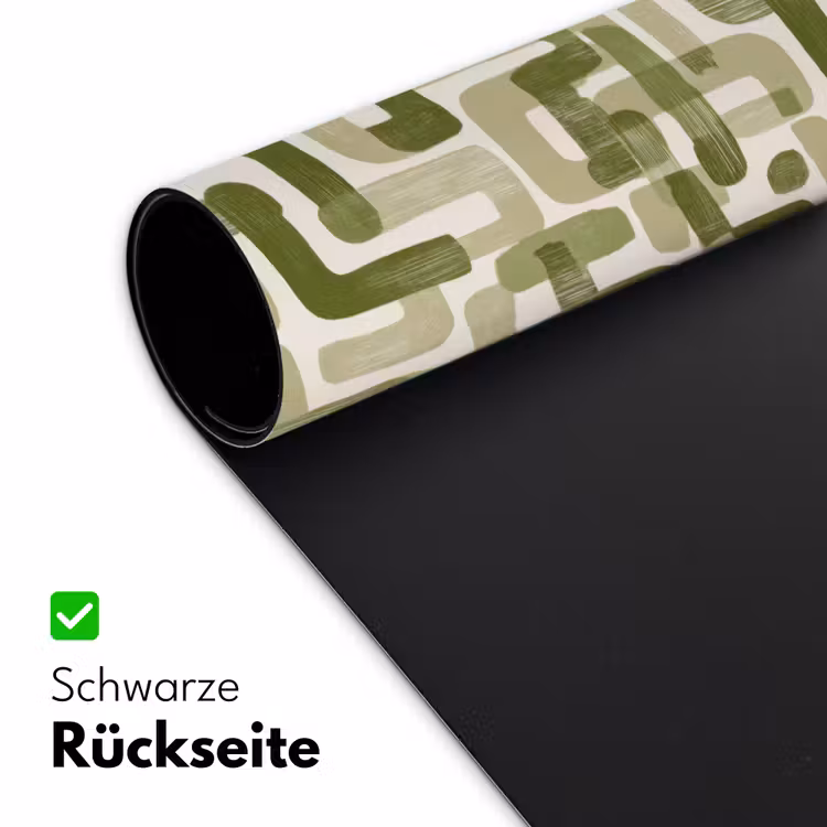 Modern - Grafisch - Groen Muismat XXL klein 681 -ysfeer2_duits