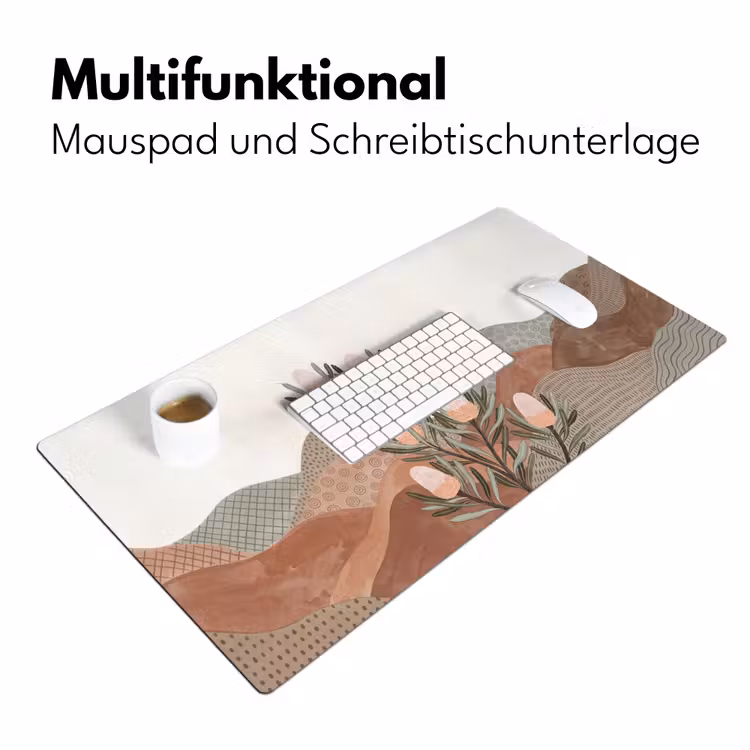 Modern - Heuvels - Terracotta Muismat XXL klein -ysfeer4_duits