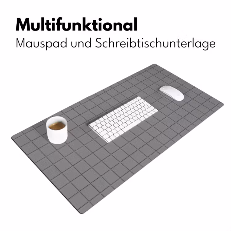 Modern - Patroon - Grijs Muismat XXL klein 681 -ysfeer4_duits