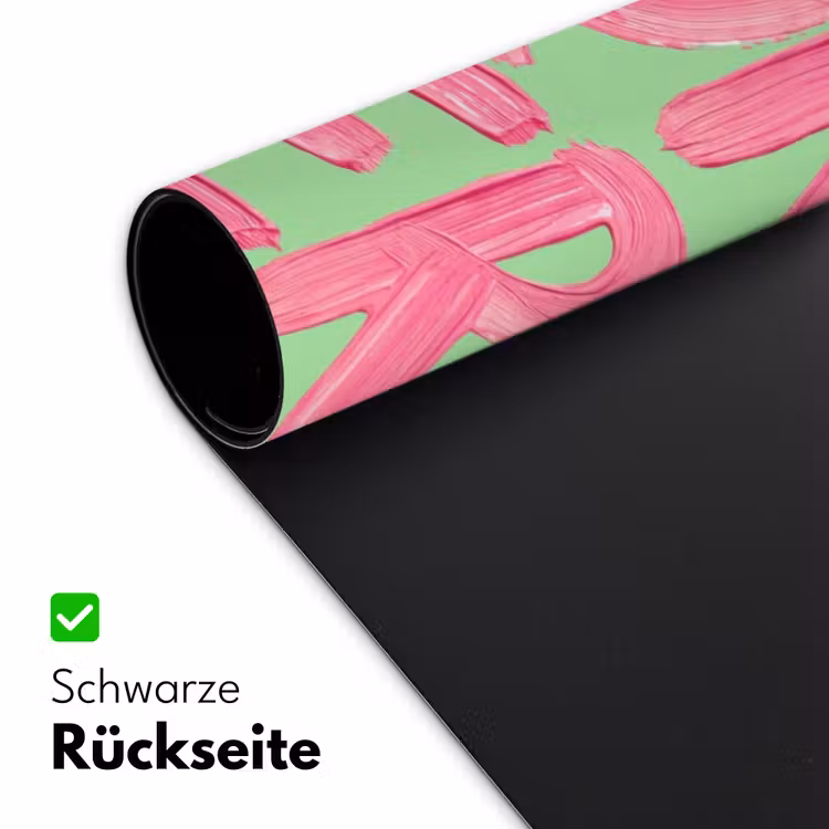 Mon cheri - Groen - Roze Muismat XXL klein -ysfeer2_duits