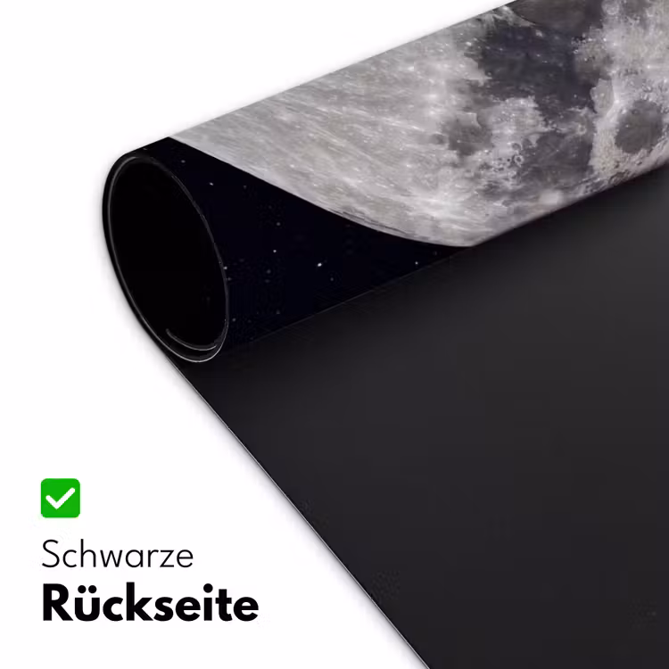 Schreibtischunterlage - Mond – Sterne – Weltraum - Maan - Sterren - Ruimte Muismat XXL klein