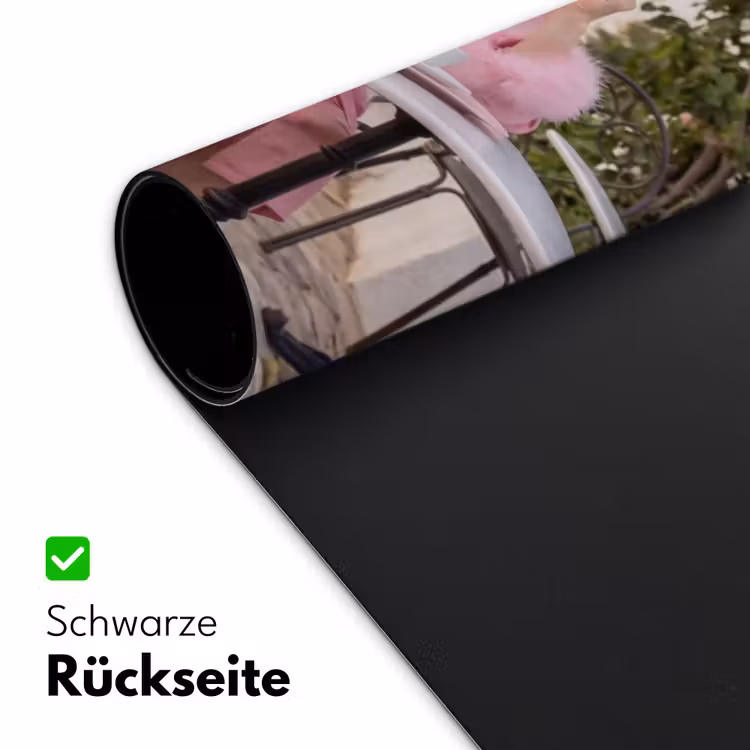 Ochtendjas - Krulspelden - Roze Muismat XXL klein -ysfeer2_duits