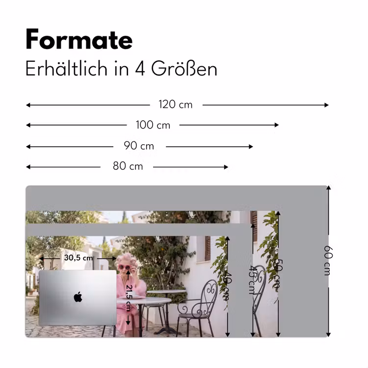 Ochtendjas - Krulspelden - Roze Muismat XXL klein -ysfeer5_duits