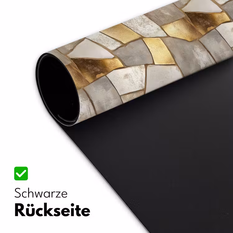 Mozaïek - Marmer - Goud Muismat XXL klein 681 -ysfeer2_duits