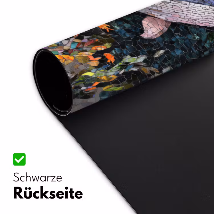 Mozaïek - Walvis - Koraal - Water Muismat XXL klein -ysfeer2_duits