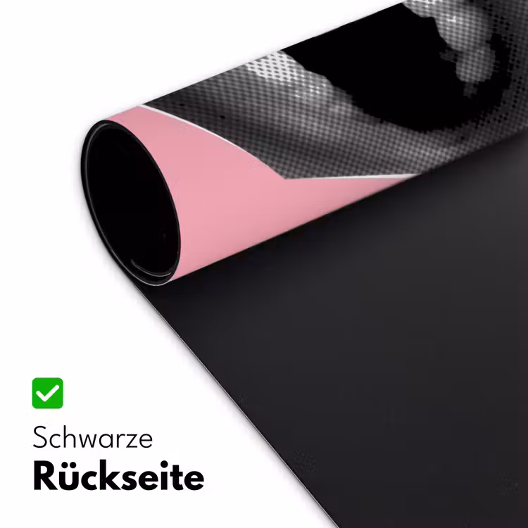 Mond - BLAH BLAH - Roze Muismat XXL klein -ysfeer2_duits