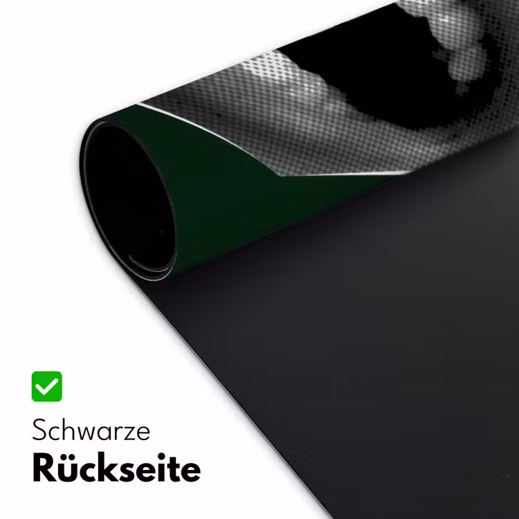 Mond - Groen - Illustratie - BLAH BLAH Muismat XXL klein -ysfeer2_duits