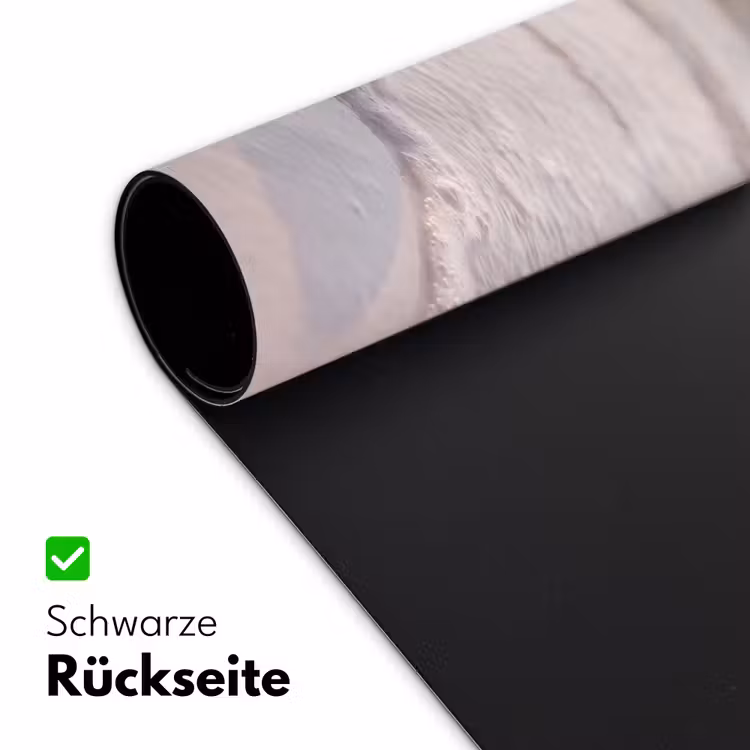 Schreibtischunterlage - Muschel – Strand – Meer – Natur – Beige - Zeeschelp - Strand - Zee - Natuur - Beige Muismat XXL klein